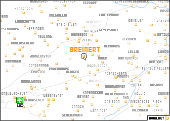 map of Breinert