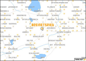 map of Breinetsried