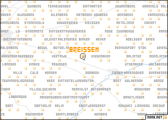 map of Breissem