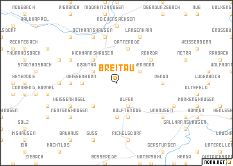 map of Breitau