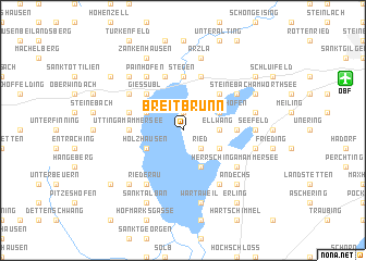 map of Breitbrunn