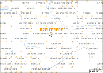 map of Breitebene