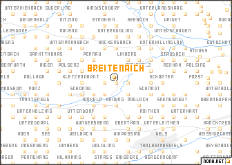 map of Breitenaich