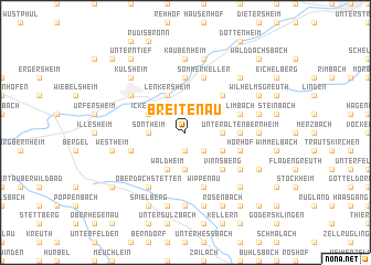 map of Breitenau