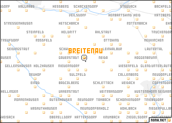 map of Breitenau