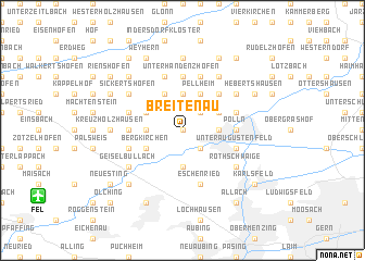 map of Breitenau