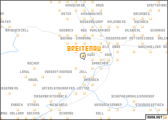 map of Breitenau