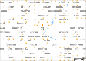map of Breitenau