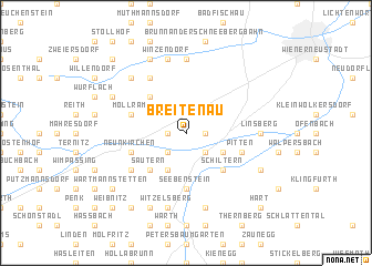 map of Breitenau