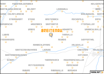 map of Breitenau
