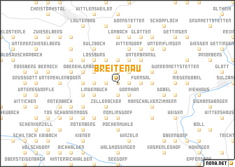 map of Breitenau