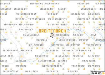 map of Breitenbach