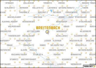 map of Breitenbach