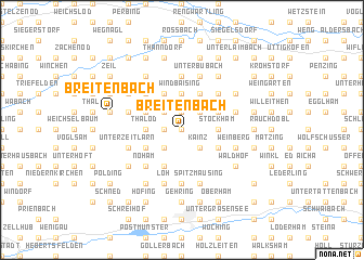 map of Breitenbach