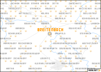 map of Breitenbach