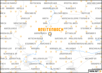 map of Breitenbach