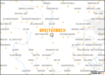 map of Breitenbach