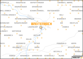 map of Breitenbach