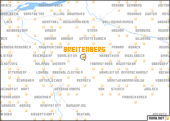 map of Breitenberg