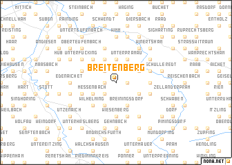 map of Breitenberg