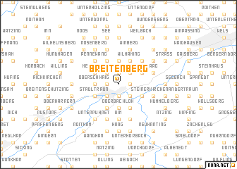 map of Breitenberg