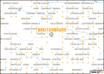 map of Breitenbrunn