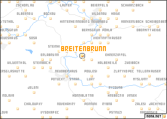 map of Breitenbrunn