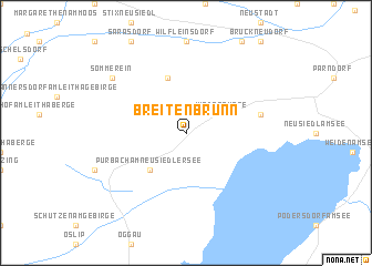 map of Breitenbrunn