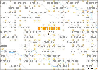 map of Breitenegg