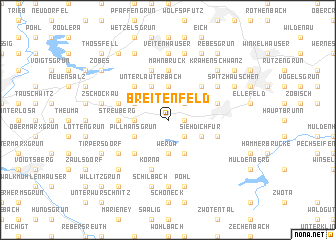 map of Breitenfeld