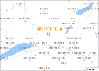 map of Breitenfeld