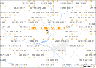 map of Breitengüßbach