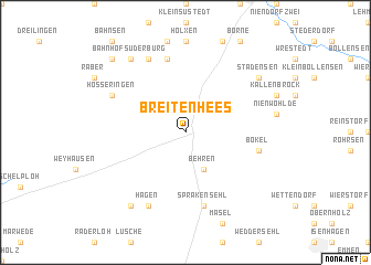 map of Breitenhees