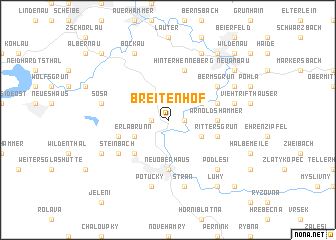 map of Breitenhof