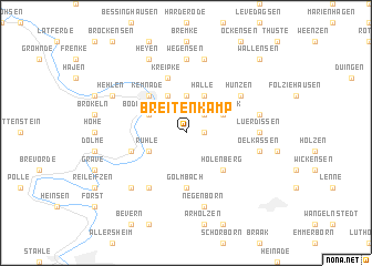 map of Breitenkamp