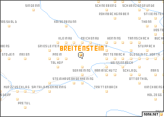 map of Breitenstein