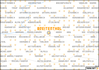 map of Breitenthal