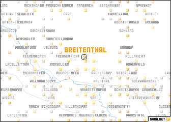 map of Breitenthal