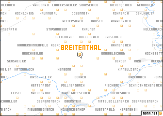 map of Breitenthal