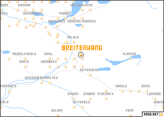 map of Breitenwang