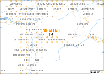 map of Breiten