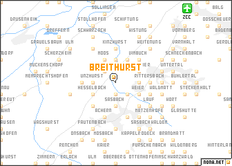 map of Breithurst