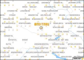 map of Breitnau