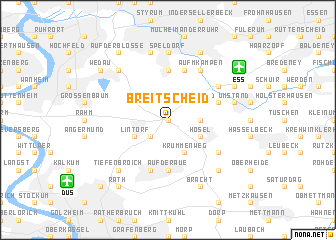 map of Breitscheid