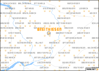 map of Breitwiesen