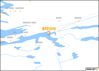 map of Breivik