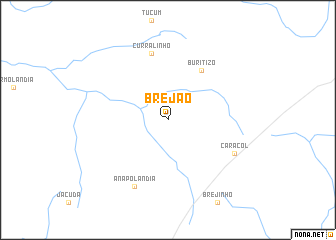 map of Brejão