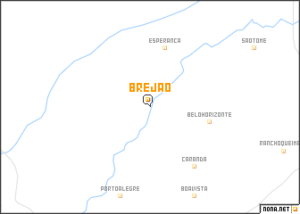 map of Brejão