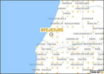 map of Brejenjas