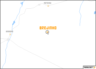 map of Brejinho